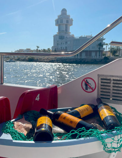 Gambas y vino del condado | Excursiones en barco